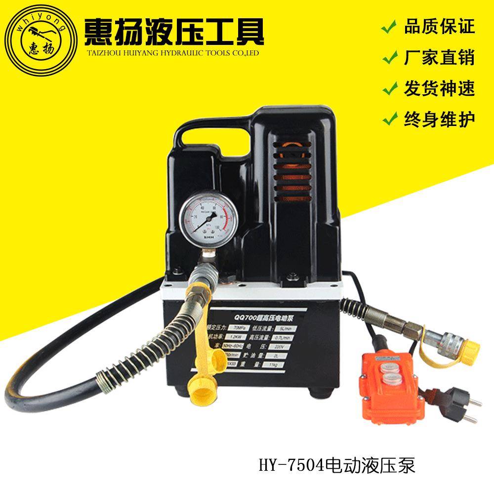 惠扬电动液压泵站手摇小型便携超压微型电油压
