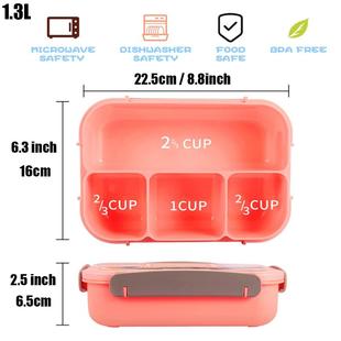 Lunch Box for Kids Leak Proof Cute Bento Snack Box for Adult