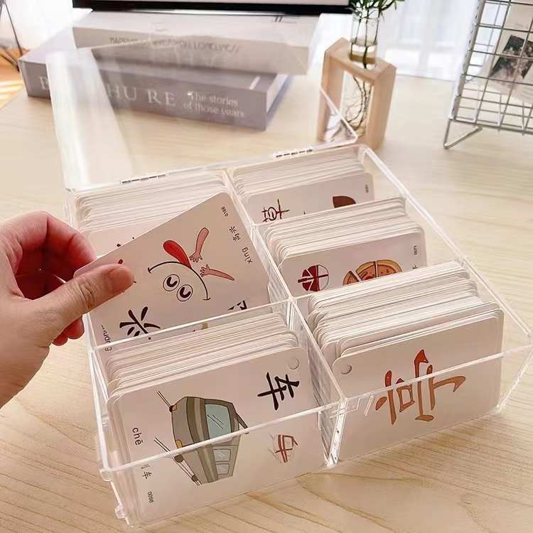 手表手饰品首饰收纳盒亚克力多分格大容量儿童发夹皮筋发饰整理盒