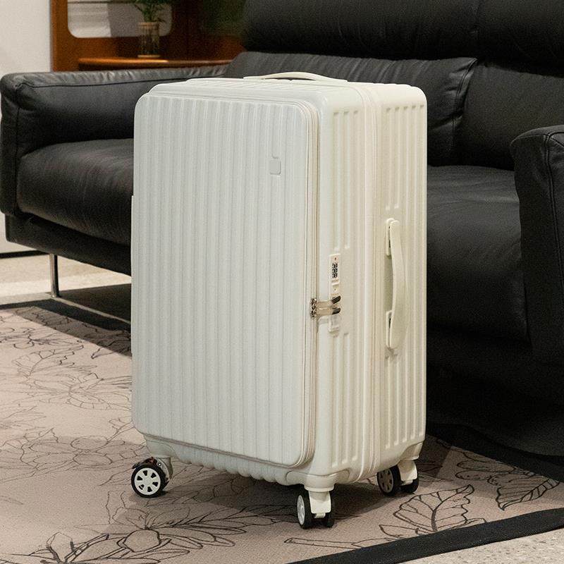 高档侧开行李箱20寸女小型轻男便可坐登密码新旅行皮箱机拉杆箱20