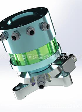 3吨旋转马达DGR30FF3双法兰式旋转液压马达免接头式旋转器