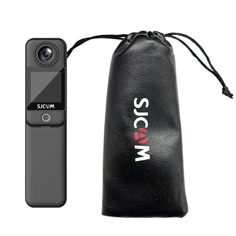 SJCAM速影 C300运动相机专用收纳袋 真皮防水收纳相机配件