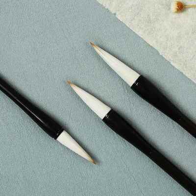 新款李小平装 大楷毛羊兼毫毛笔 笔套笔初学 楷书国画毛笔 欧米毛