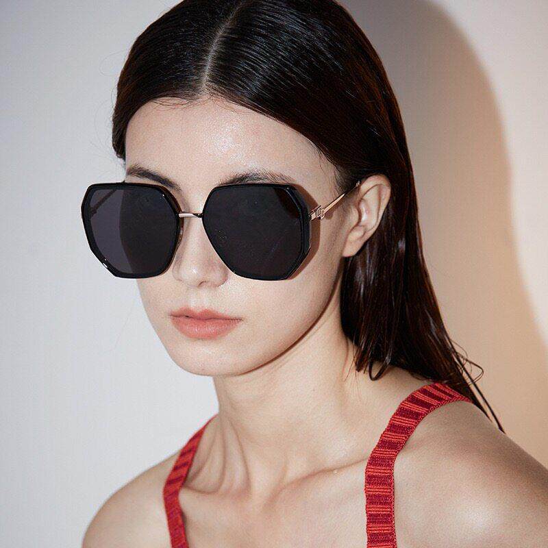 2025新款欧美时尚偏光太阳镜女高级感不规则墨镜女潮防晒户外驾驶