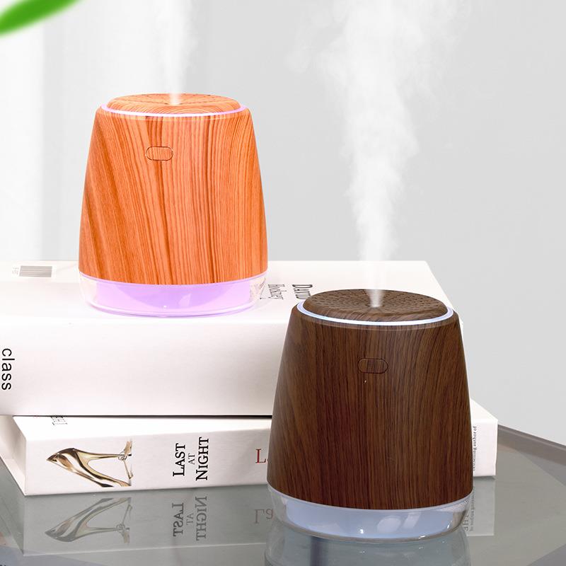 厂家直销跨境创意新款木纹车载加湿器桌面 usb家用补水保湿雾化器