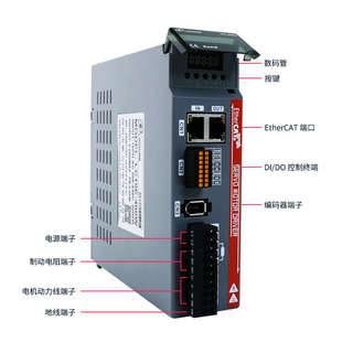 EtherCAT总线40 驱动器400W750W交流 80伺服电机套装