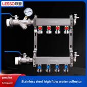 联塑不锈钢3.0英寸地暖水分布器大流量防堵塞水分布器304不锈钢加