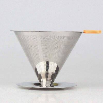 Coffee strainer 304 stainless steel hand coffee pot drip f
