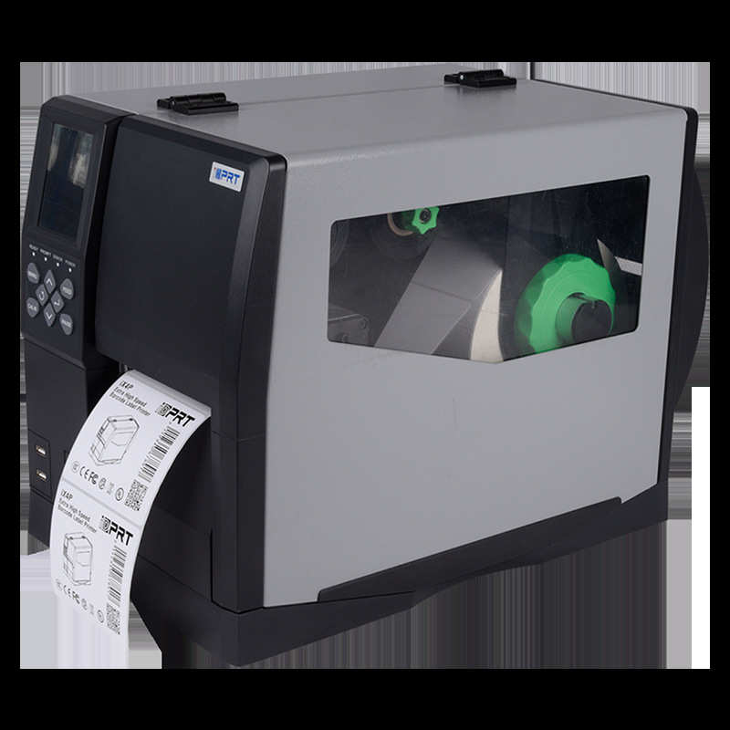 汉印ix4p工业级不干胶标签打印机洗水唛吊牌铜版纸亚银纸条码机