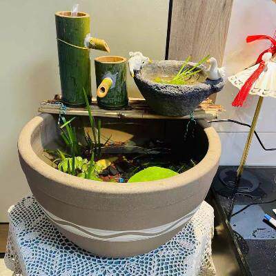 无釉加厚水缸老式土陶睡莲缸庭院养鱼荷花缸粗陶腌菜缸中式米缸