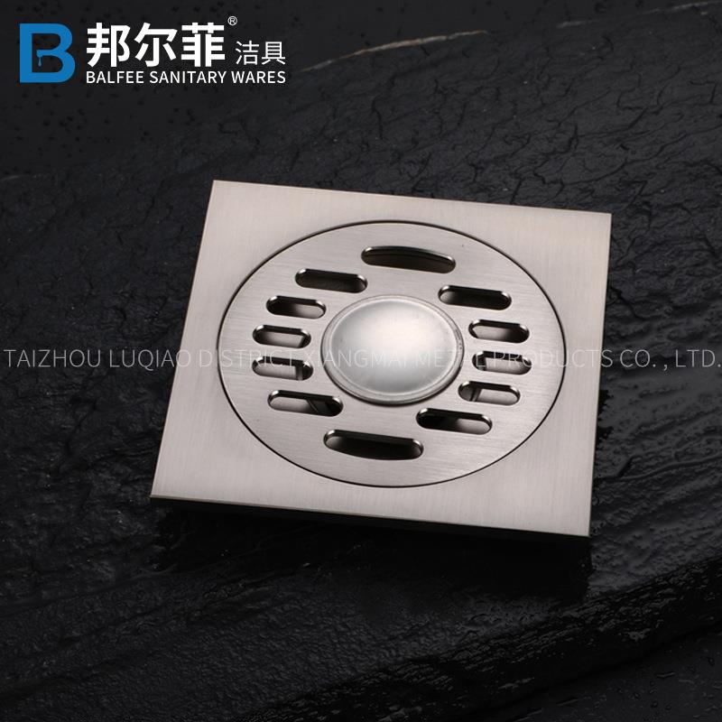 邦款尔菲3.DL-10*107厘米薄位铜地漏40管下水道臭二次改造移防直