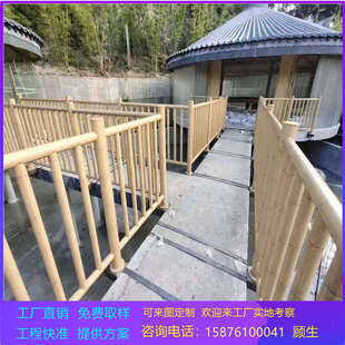 铝竹管铝合金圆管室内吊顶防真竹装饰材料竹节圆管护栏造型1001