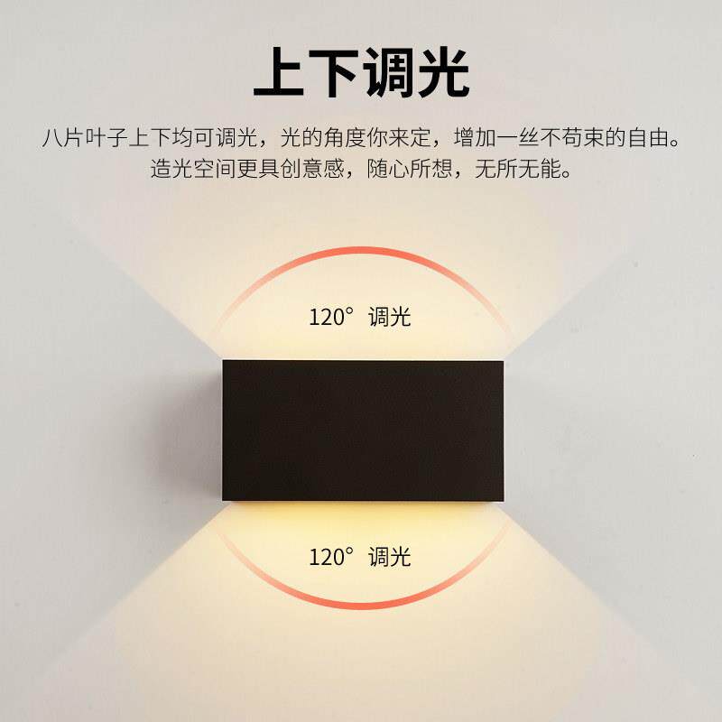 户外壁灯壁012防水ed室外灯阳双头外l墙楼台梯别墅庭院洗墙灯