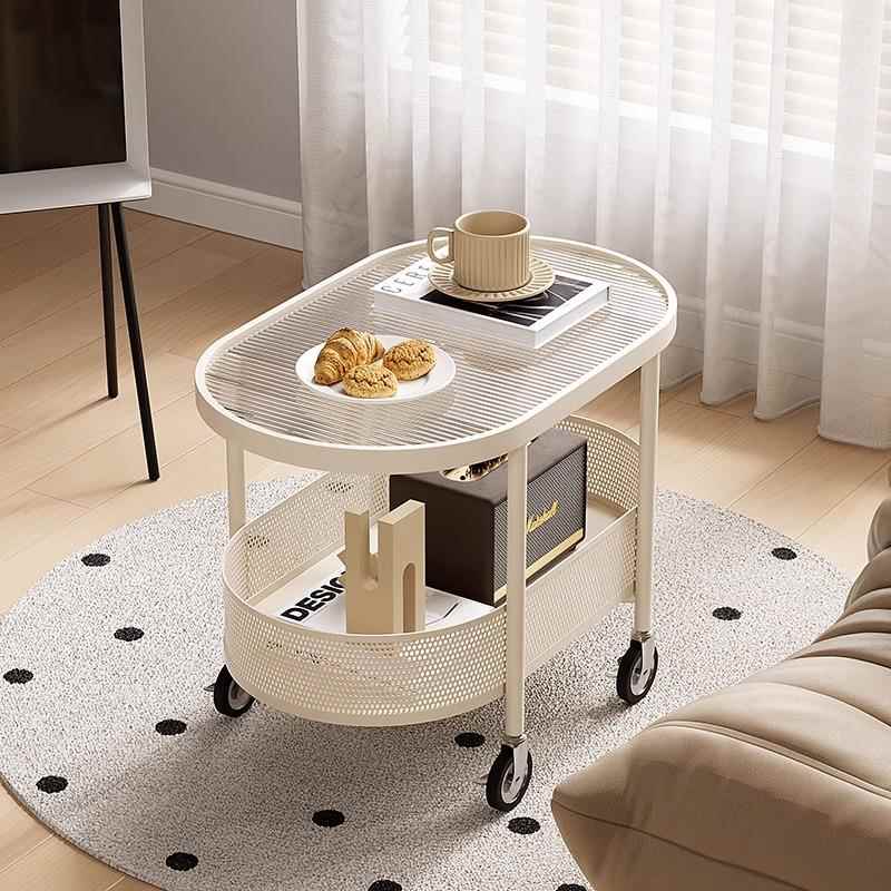 正品意中古沙发边几可移创动置茶几小推网车红岩板小桌子客厅家用