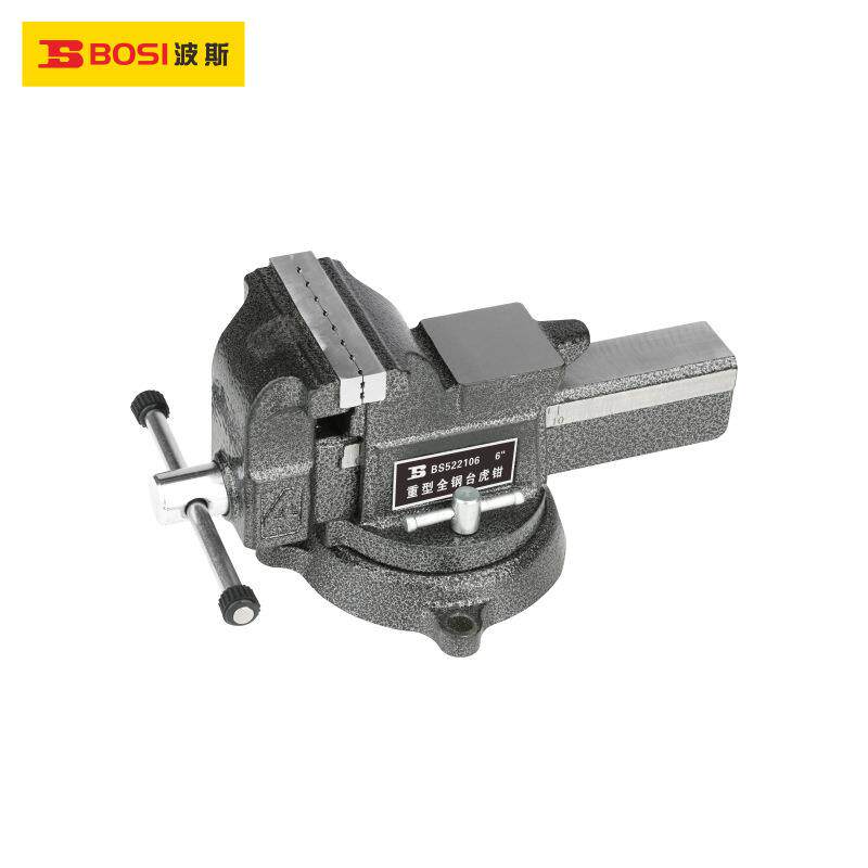 波斯重型全钢台虎钳6-12寸 BS522106 BS522108 BS522110 BS522112