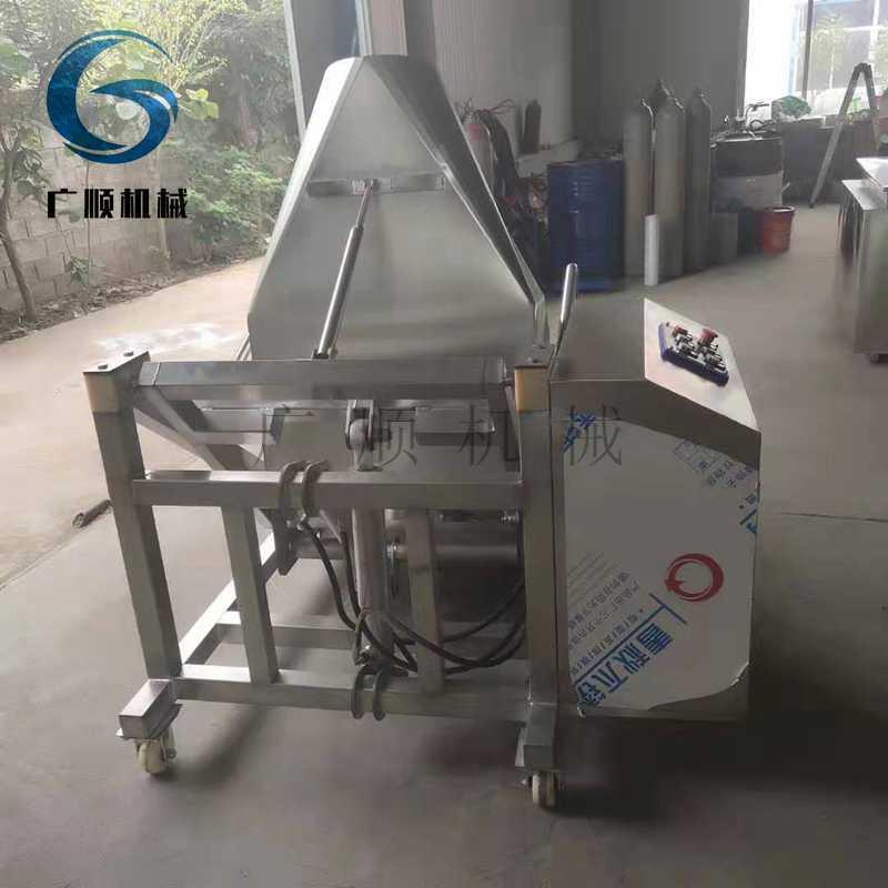 滚筒拌料上料机 牛羊肉滚揉上料机 鸡产品滚揉自动上料机