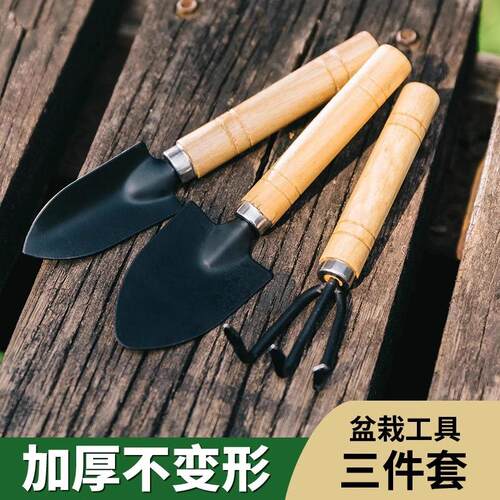 A small gardening spade for planting flowers and digging wil