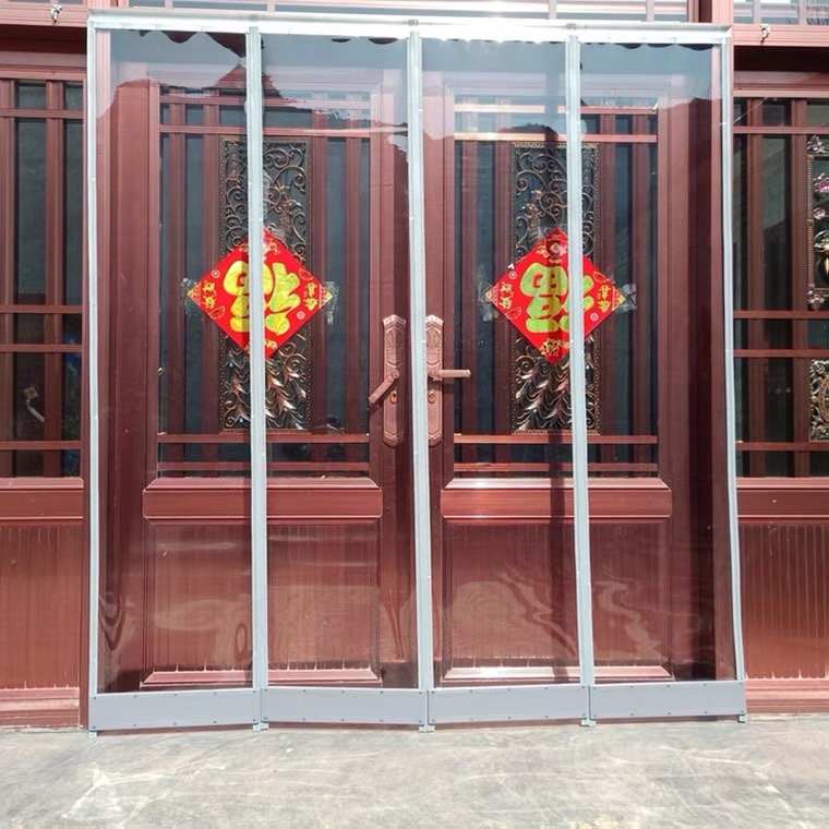 门帘空调帘磁性自吸透明塑料磁吸软门帘店铺商铺超市家用防风帘zb