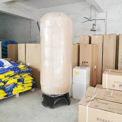 600x1850锅炉软化系统玻璃钢水处理罐体东莞杰明玻璃钢树脂罐2472