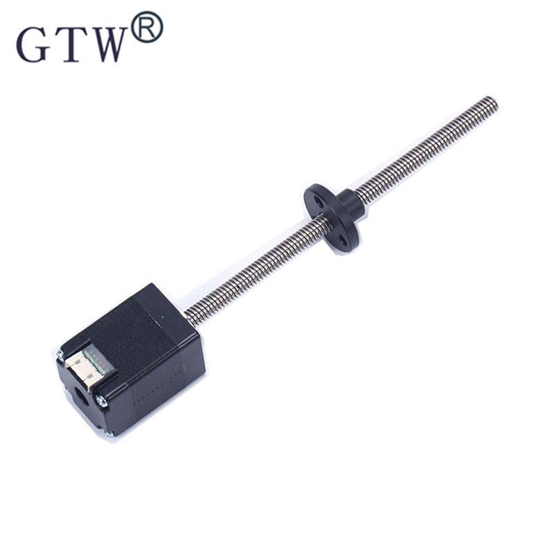 20mm42mmNEMA17直线丝杆步进电机外驱式螺杆电机支持来图