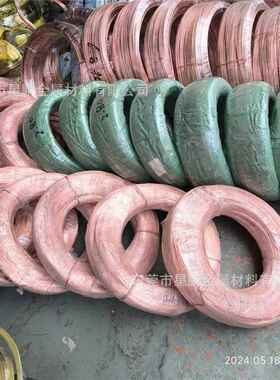 T紫铜调直线/轴装高纯裸丝铜铜厂NRN2销直黄铜线红铜扁线软态紫铜