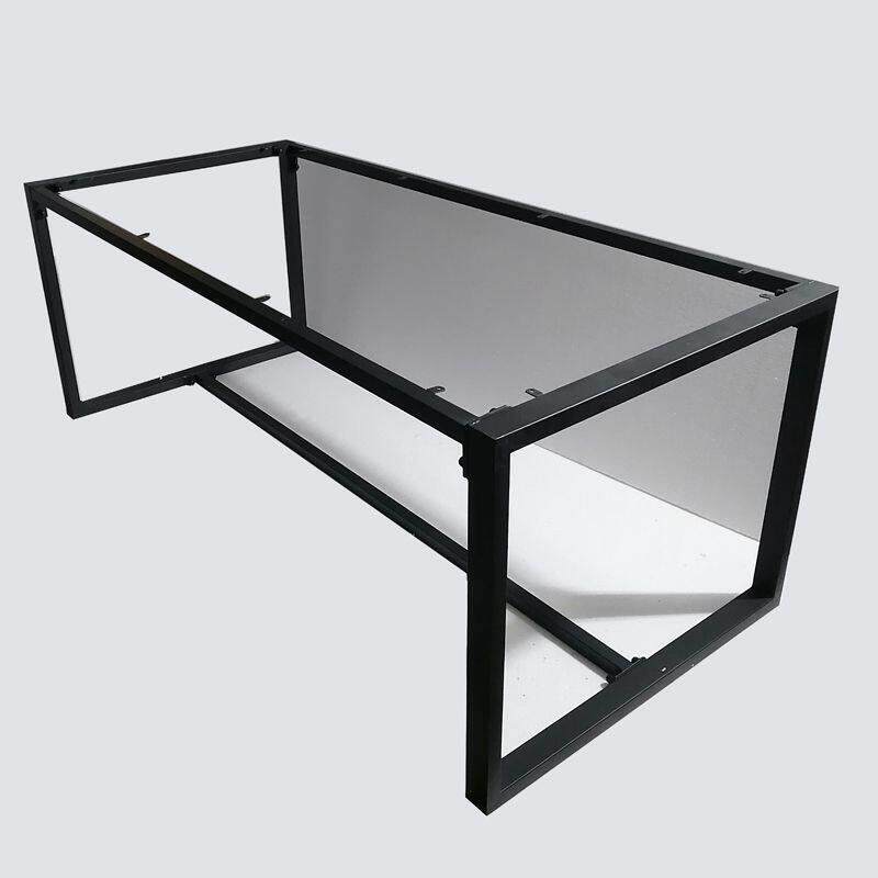 铁艺桌脚架金属支架定做大板桌小茶几桌架办公桌台脚餐桌腿架定制