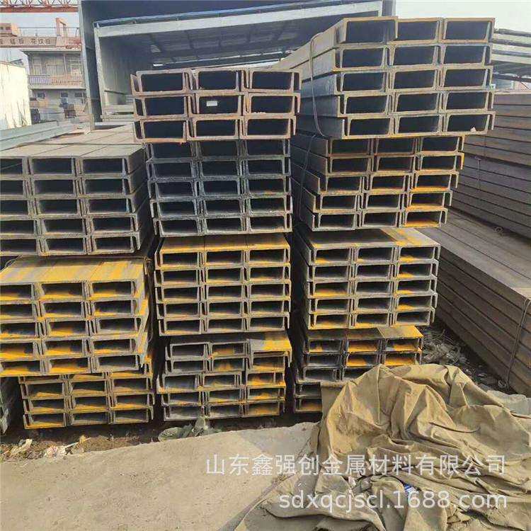 山东直供Q235B 槽钢 幕墙用轻型槽钢 钢结构喷砂油漆槽钢 槽钢
