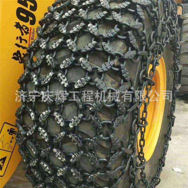 装载机轮胎保护链ZL50CN CLG855N ZL50C防滑链 锻打 加密 加重
