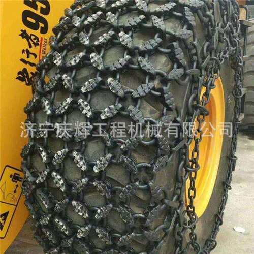 装载机轮胎保护链ZL50CN CLG855N ZL50C防滑链 锻打 加密 加重