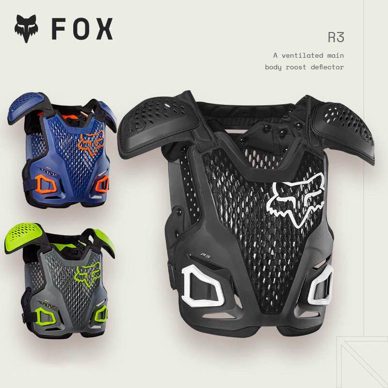 美国FOX护甲R3机车夏季护肩护具背心越野摩托车山地车骑行护胸