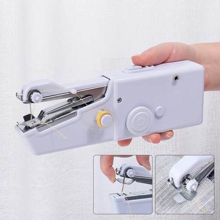 手持便携式缝纫机家用小型电动自动小型迷你电动缝纫机手工缝补衣