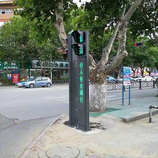 交通信号灯带文字提示红绿灯直销人行横道路口红绿灯工厂价