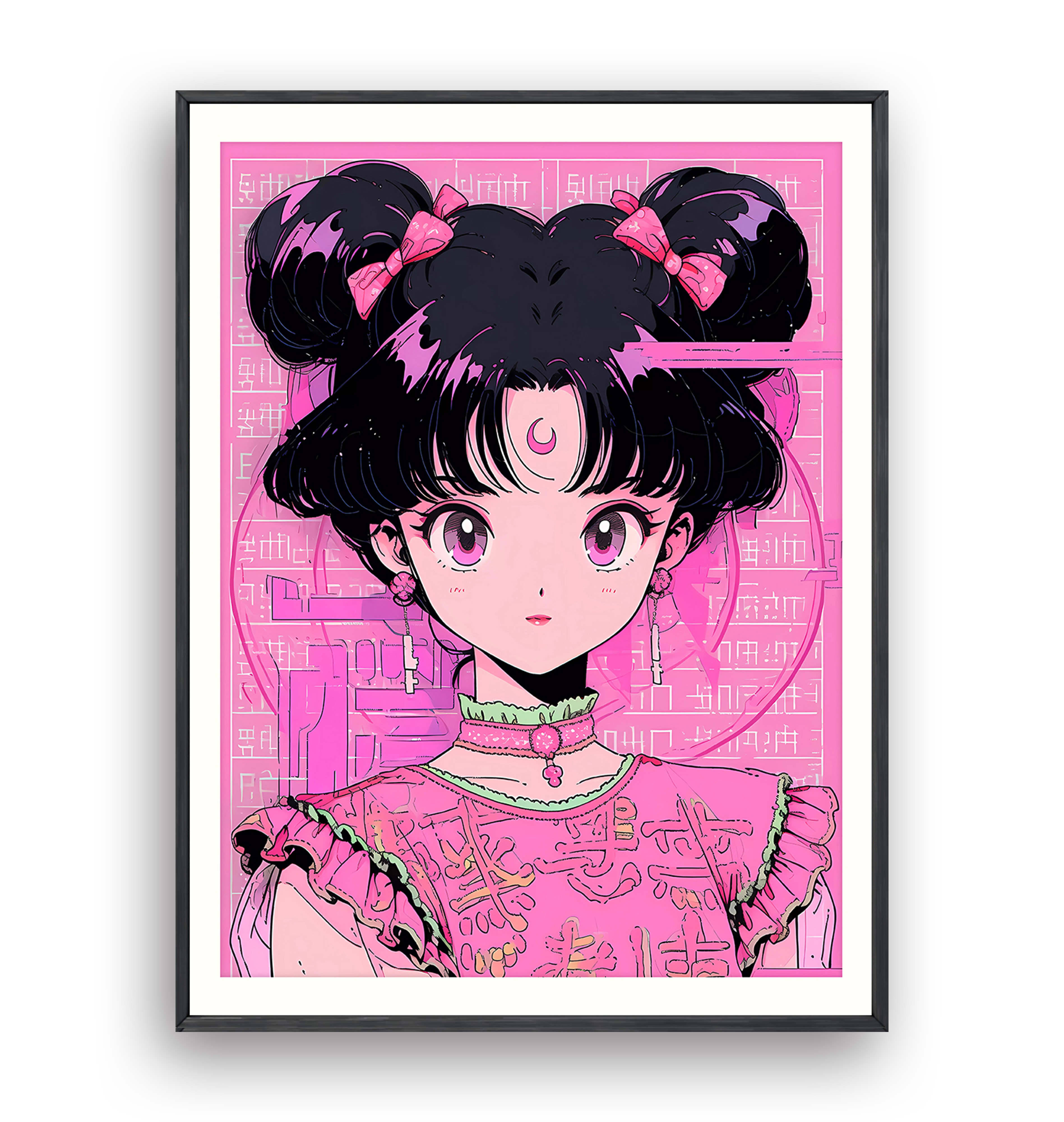 新锐艺术家麋鹿的巧克力《美少女战士13》限量版画装饰画书房挂画图片