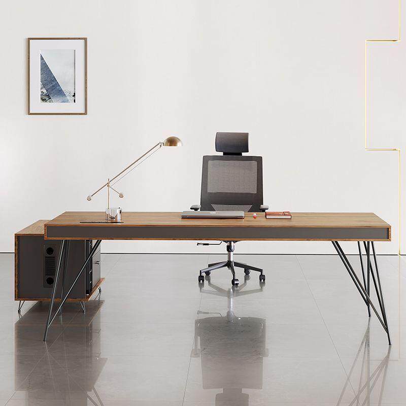 办公桌简约现代老板单人桌椅组合商用总裁经理桌办公室家具大班台