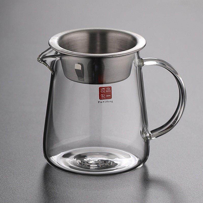 玻璃公道杯高档带茶漏过滤网一体茶具加厚泡茶公杯大号茶海分茶器