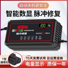 自关机电动车电瓶充电器，48v12ah60v20ah72v3新日雅迪，爱玛通用电池