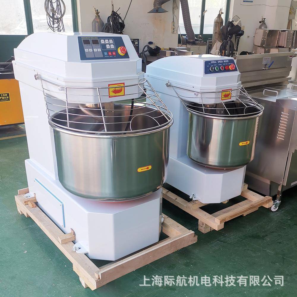 商用大型面粉搅拌机面包包子馒头厨房商超设备双速双动立式和面机