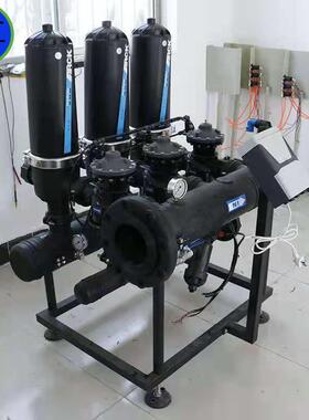 砂石加碟片自动反冲洗过滤器 农用灌溉全自动叠片 硅藻土精密过滤