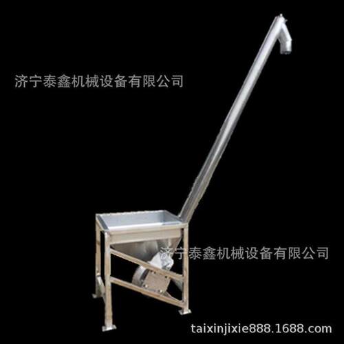 小麦提升机碳钢不锈钢管式螺旋输送机 尺寸定装车输送设备