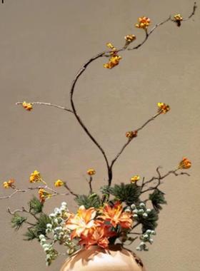 高档新中式意陶瓷花瓶民宿侘宋代美学寂酒店桌禅面玄关风插花装饰