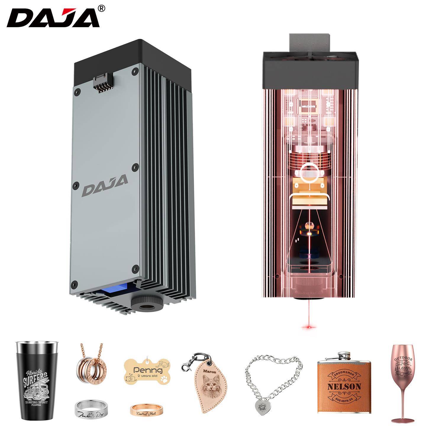 激光雕刻机红光2w红外脉冲激光头金属塑料D2Pro/D4/D5用刻字机
