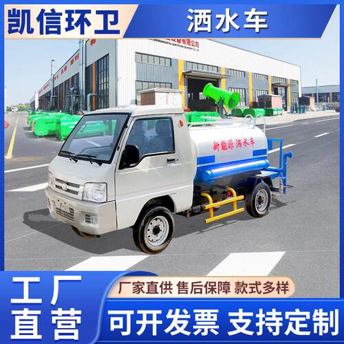 新能源农用运水浇灌车 电动四轮大容量多功能雾炮车 绿化洒水车