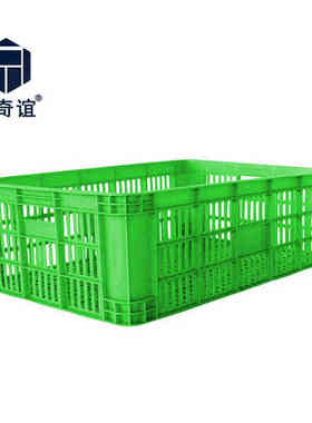正奇谊周转筐绿色B4筐外450*305*240单位个货期7天