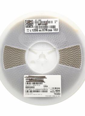 贴片陶瓷电容 1206 104K 50V 10% 100nF 0.1UF CL31B104KBCNNNC