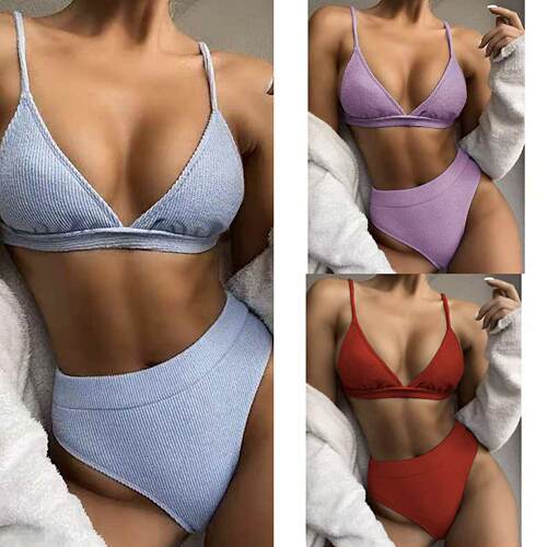 Bikini women's split swimsuit women's triangle