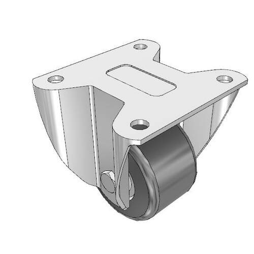 CKZJ-75P米思米MISUMI低重心脚轮底板100*108mm孔距78*78