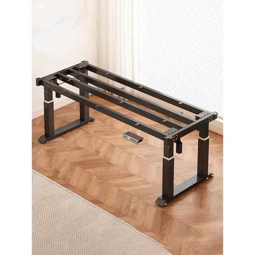 智能电动升降桌架双电机四横梁茶几家用书桌框架办公桌腿电脑桌子