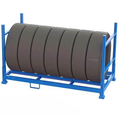 轮胎周转架适合外径750-1100mm规格的轮胎单层单排轮胎货架