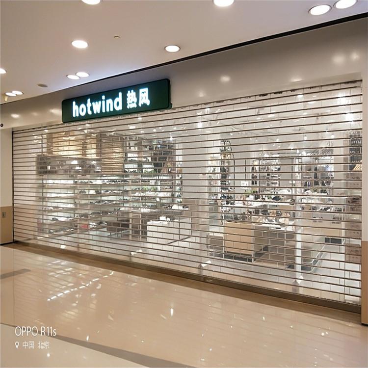 北京厂家直销制作安装电动遥控水晶卷门及各种规格型材卷帘门