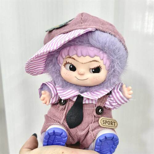 wakuku娃衣20cm哇库库背带裤衣服棉花娃娃盲盒毛绒玩偶帽子现货